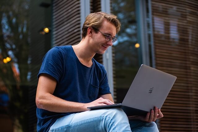 Men With Laptop